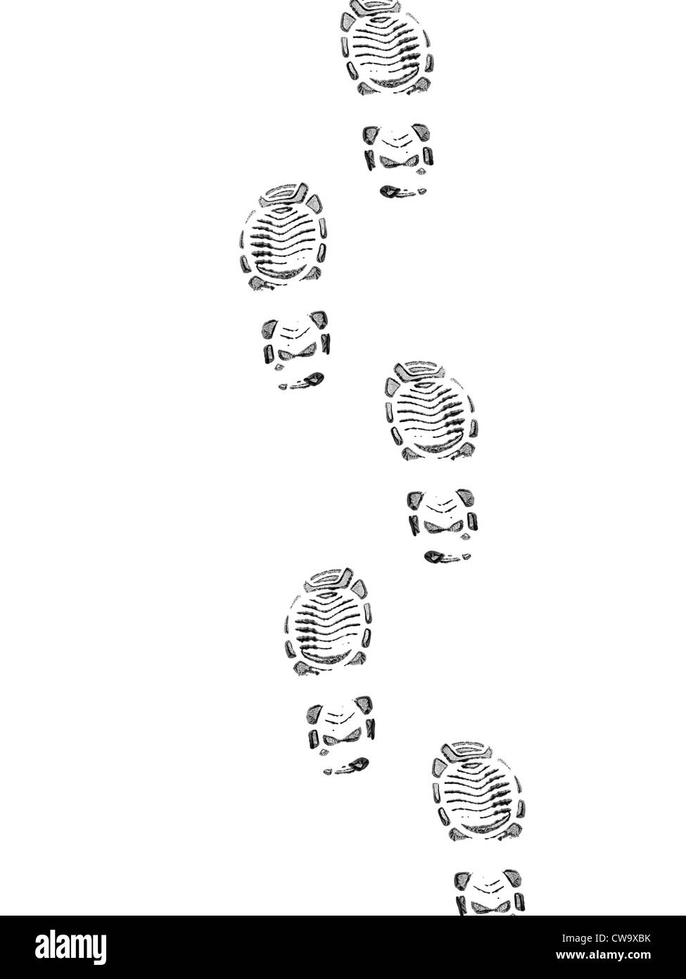 Boot Print Black and White Stock Photos & Images Alamy