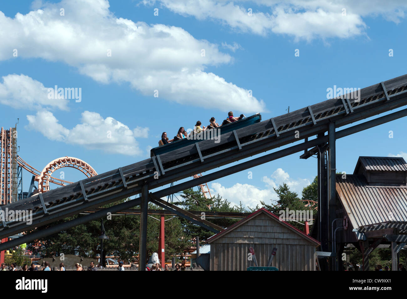 La Ronde, a Six Flags, amusement theme park Montreal Canada Stock Photo ...