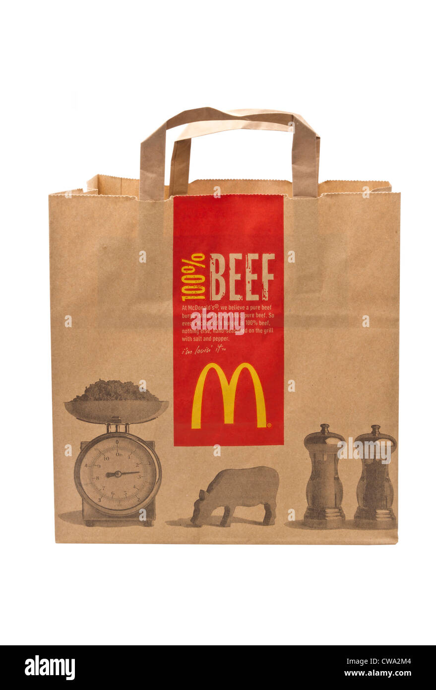 McDonald's - Large French Fry paper bag - Chicago O'Hare a…