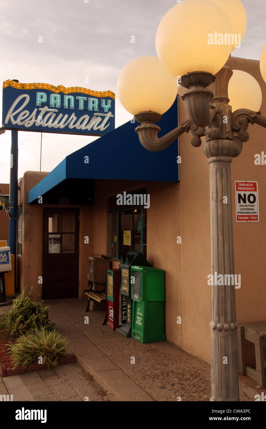 pantry restaurant cafe santa fe nm eighth 8th place 2012 july ranking of top 50 restaurants in new mexico Stock Photo