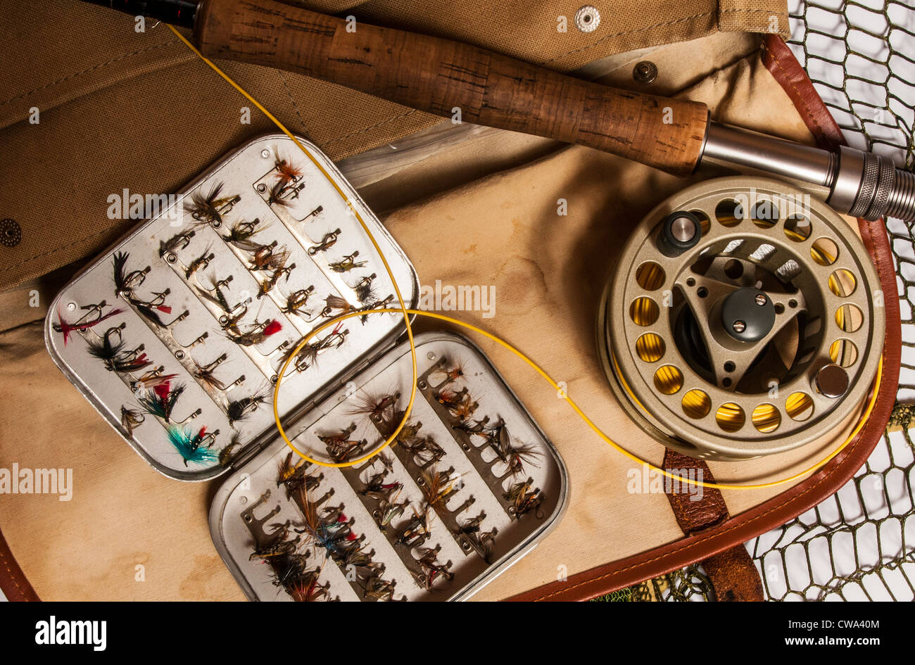 Vintage fly fishing reel hires stock photography and images Alamy
