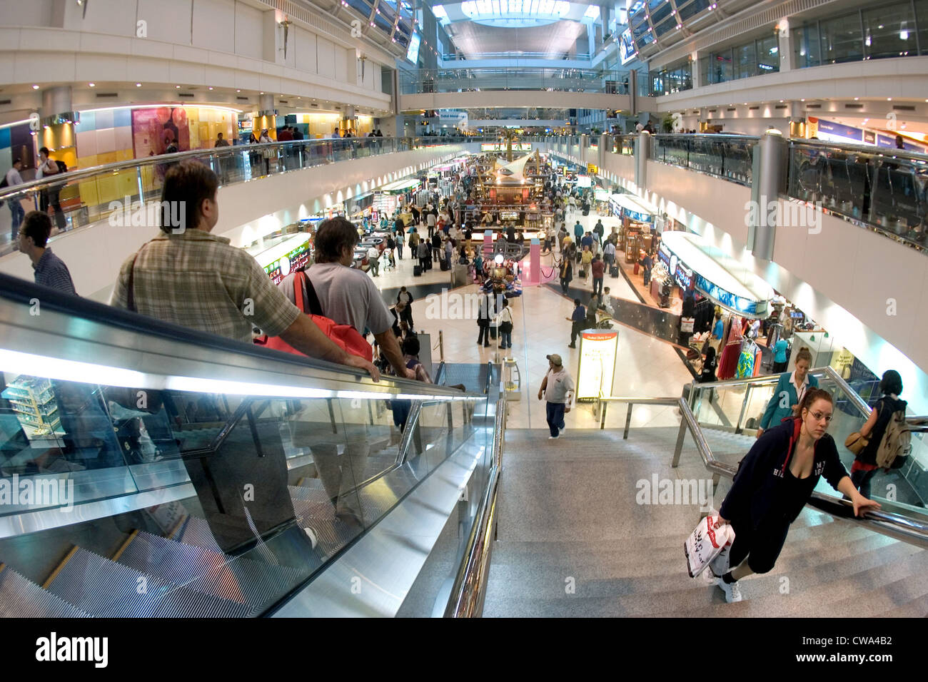 Dubai, the Dubai Duty Free at Dubai International Airport Stock Photo ...