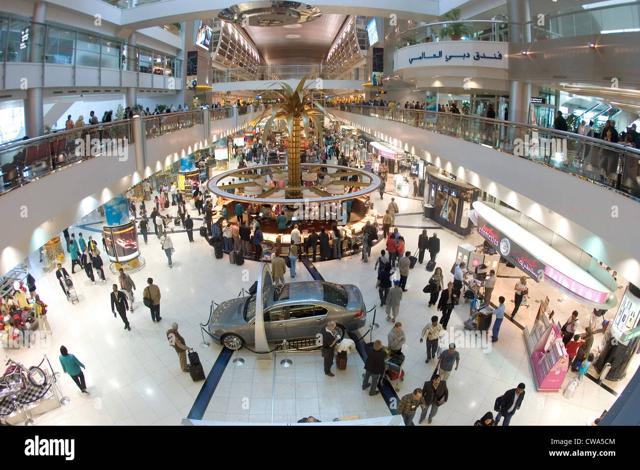 Dubai, the Dubai Duty Free at Dubai International Airport Stock Photo ...