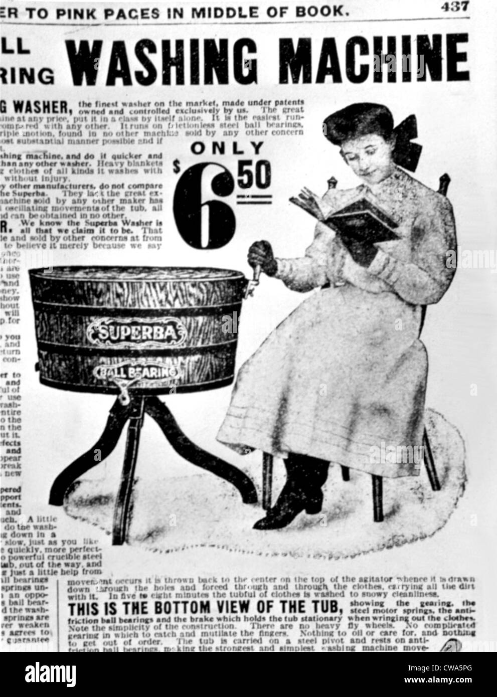 Superba Washing Machine advertisement. Courtesy CSU Archives / Everett