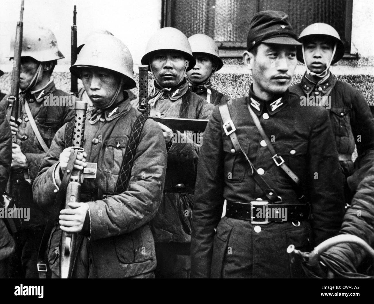 CHINESE PUPPET TROOPS IN SHANGHAI SHANGHAIThese are some of the