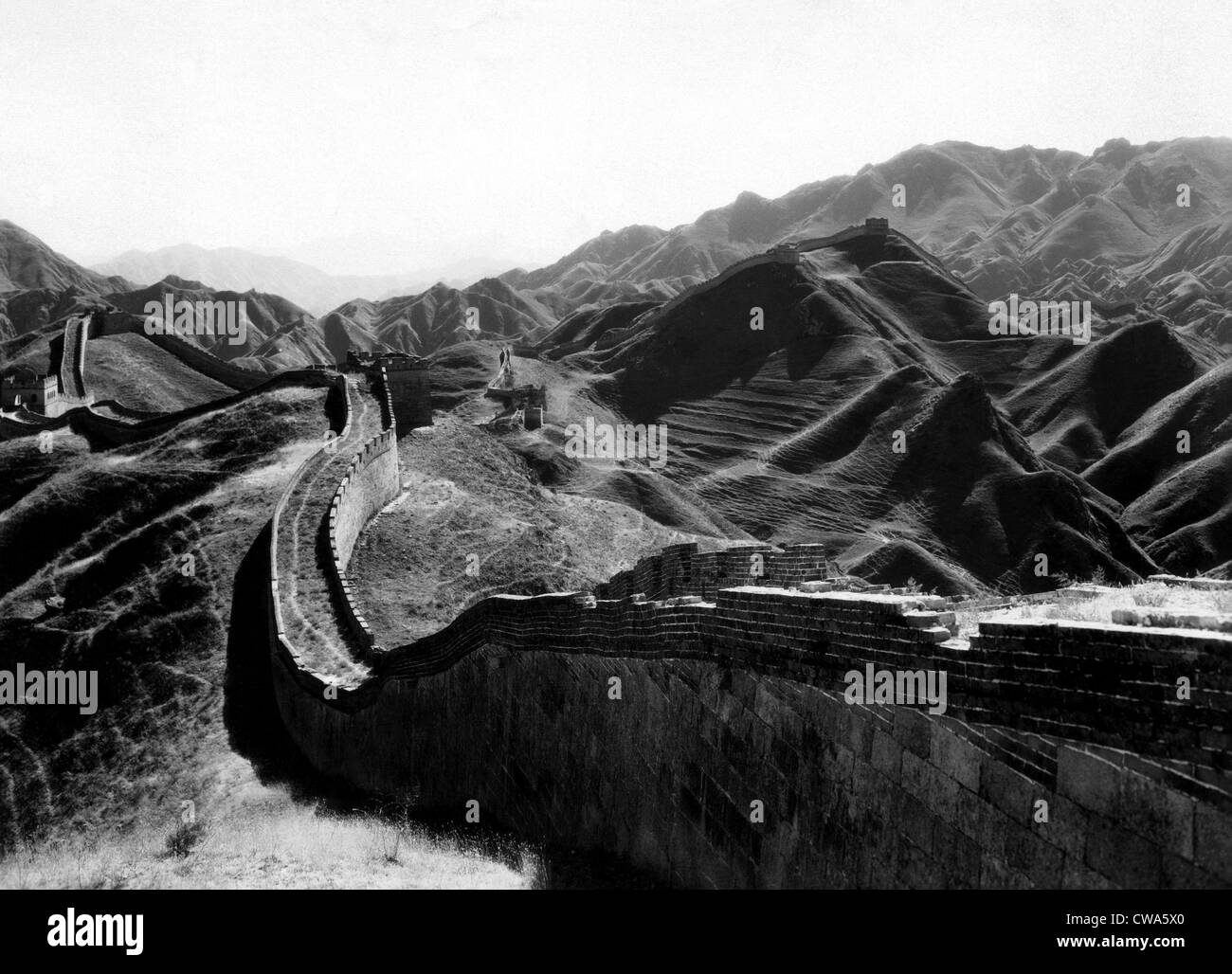 The Great Wall of China at Nankow Pass, 1931. Courtesy CSU Archives