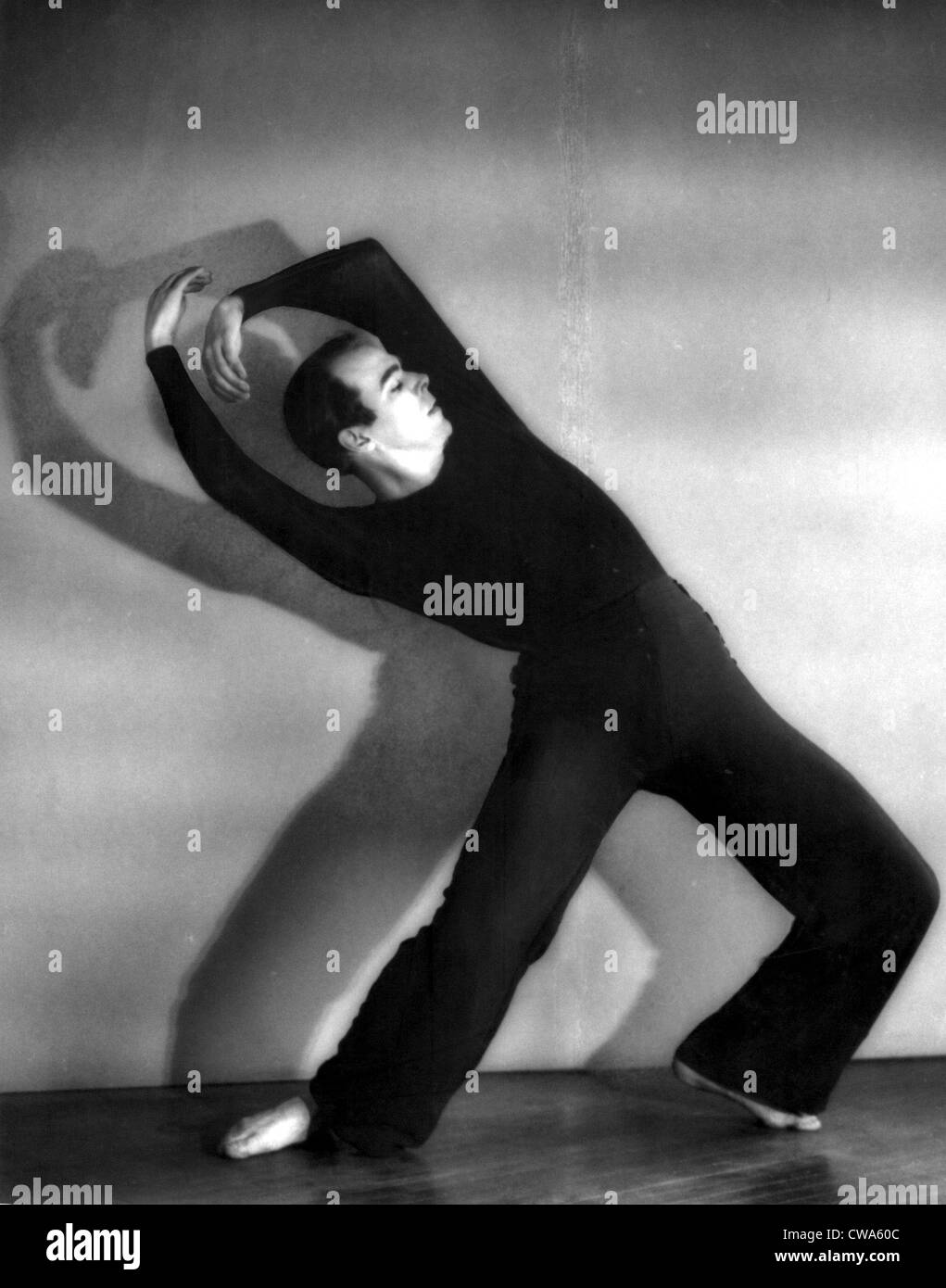 Charles Weidman, dancer, 1934.. Courtesy: CSU Archives / Everett Collection Stock Photo