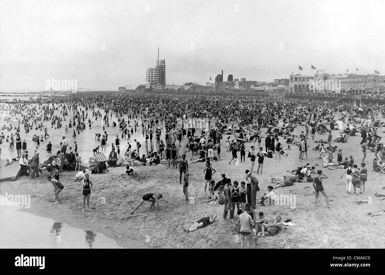 Fourth of July at Coney Island, New York 1920. Courtesy Everett
