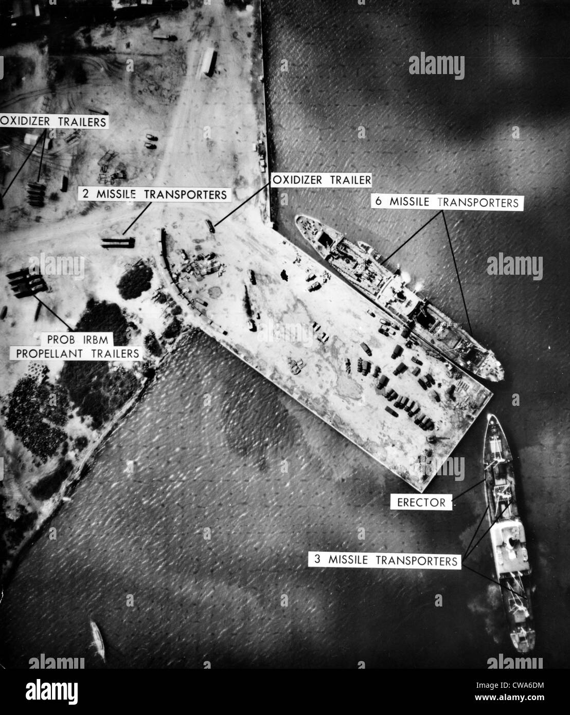 Cuban Missile Crisis U S Reconnaissance Photo Of Soviet Missile Site At Mariel Naval Port Cuba November 8 1962 Courtesy Stock Photo Alamy Cuban Missile Crisis U S Reconnaissance Photo Of Soviet Missile Site At Mariel Naval Port Cuba November 8 1962 Courtesy Stock Photo Alamy