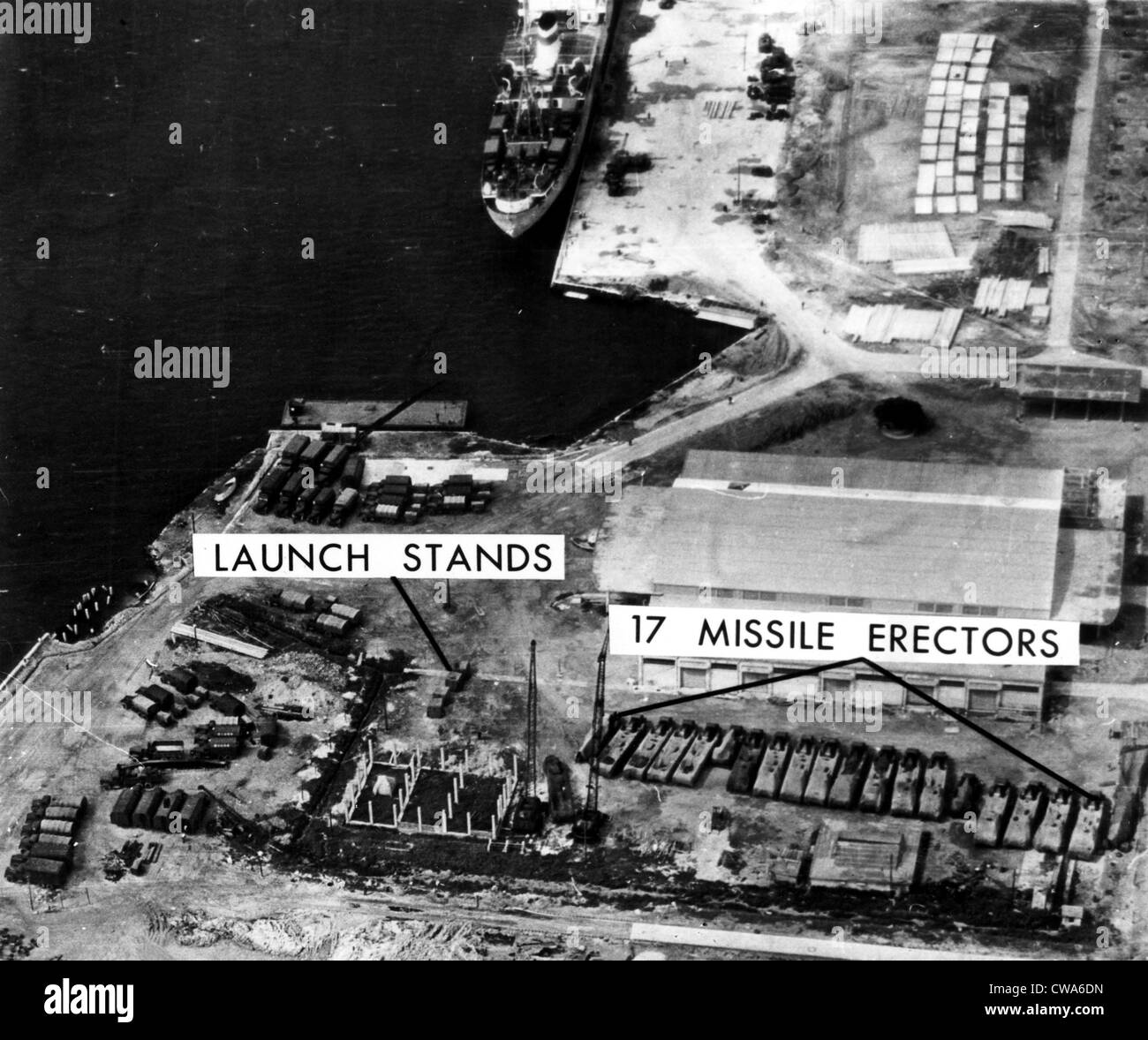 Cuban Missile Crisis U S Reconnaissance Photo Of Soviet Missile Site At Mariel Naval Port Cuba November 8 1962 Courtesy Stock Photo Alamy Cuban Missile Crisis U S Reconnaissance Photo Of Soviet Missile Site At Mariel Naval Port Cuba November 8 1962 Courtesy Stock Photo Alamy