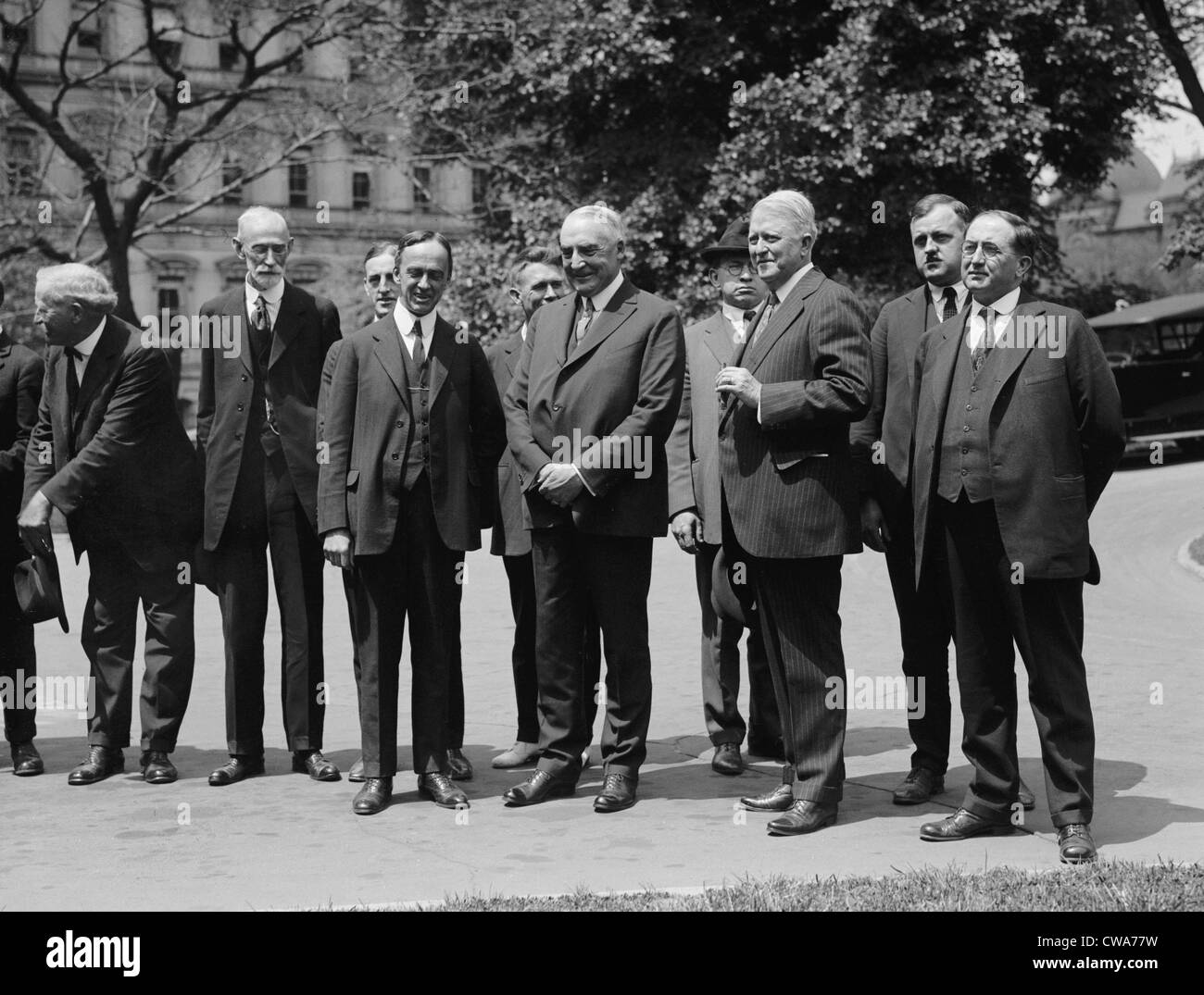 The Tariff Committee meeting at the White House. In 1922 Congress