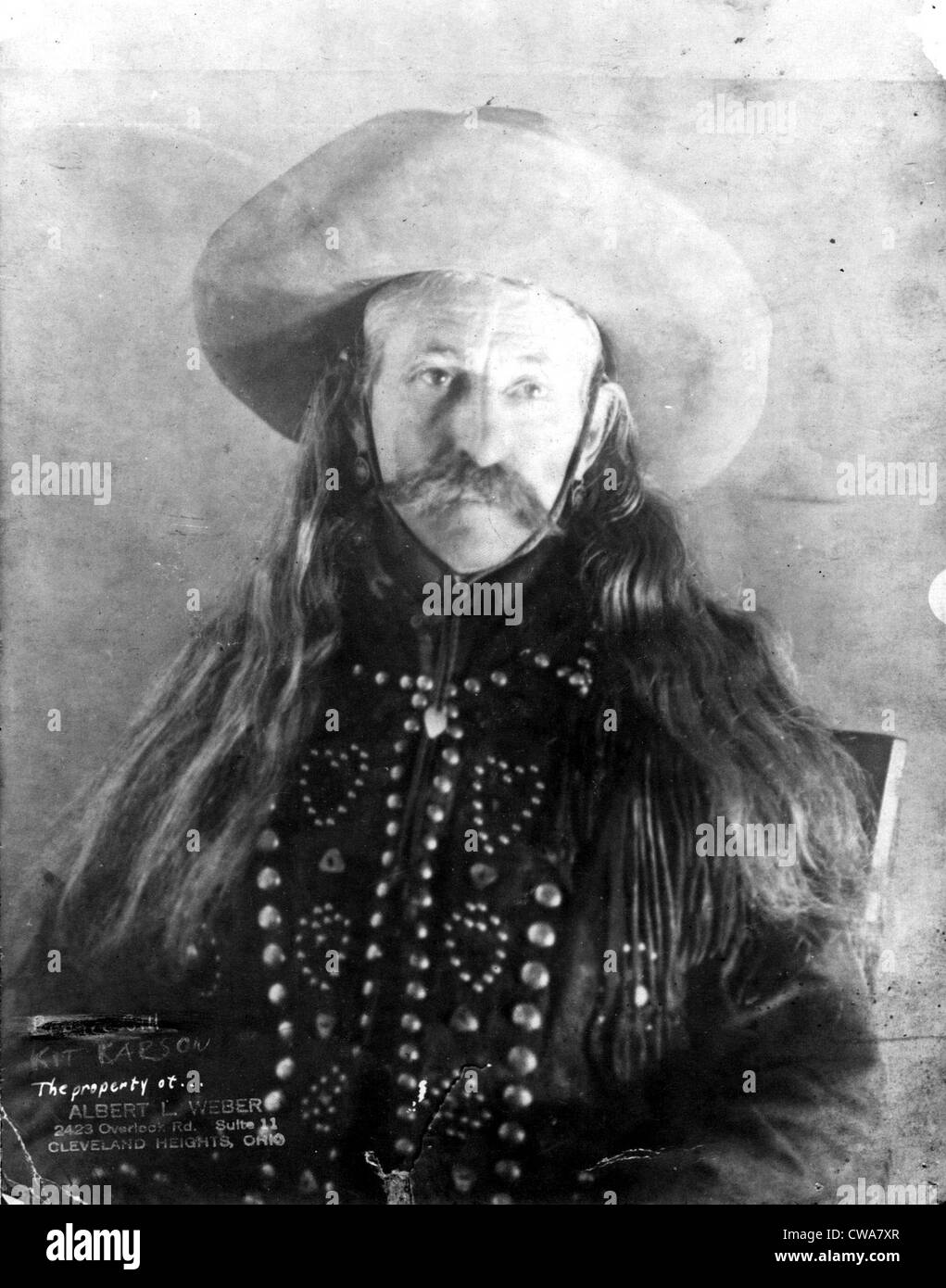 KIT CARSON- Partner of Chief Thunderwater in Barnum & Bailey Circus for 9 years.. Courtesy: CSU Archives / Everett Collection Stock Photo
