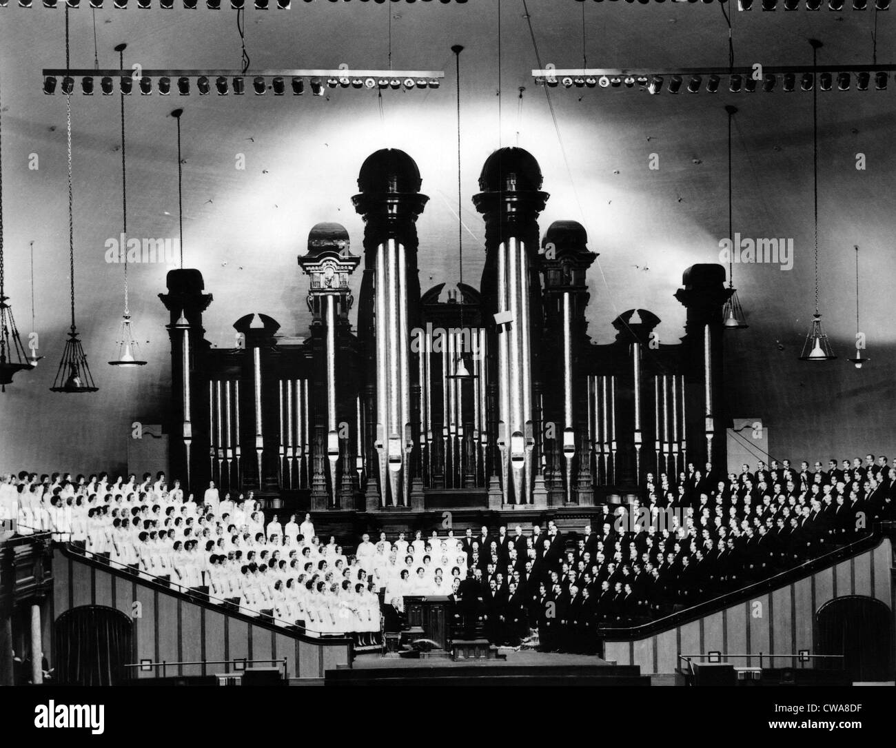 The mormon tabernacle choir Black and White Stock Photos & Images Alamy