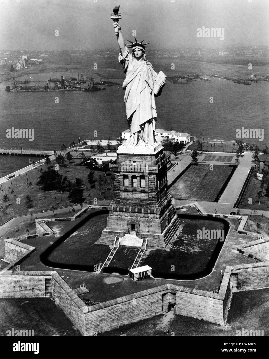 The Statue of Liberty, New York City, circa 1955. Courtesy CSU