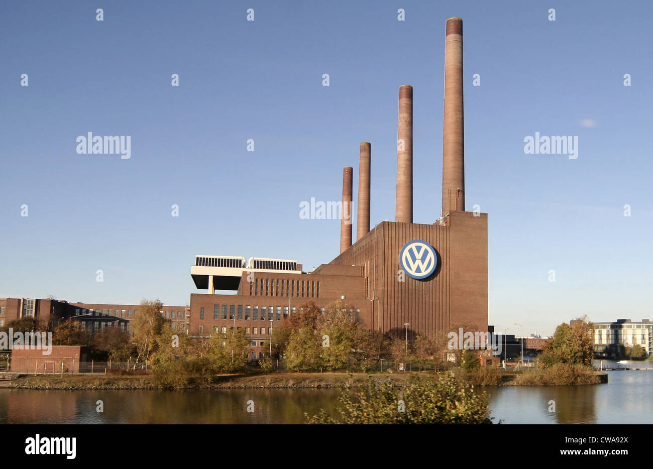 Buildings Of Volkswagen In Wolfsburg Stock Photo Alamy