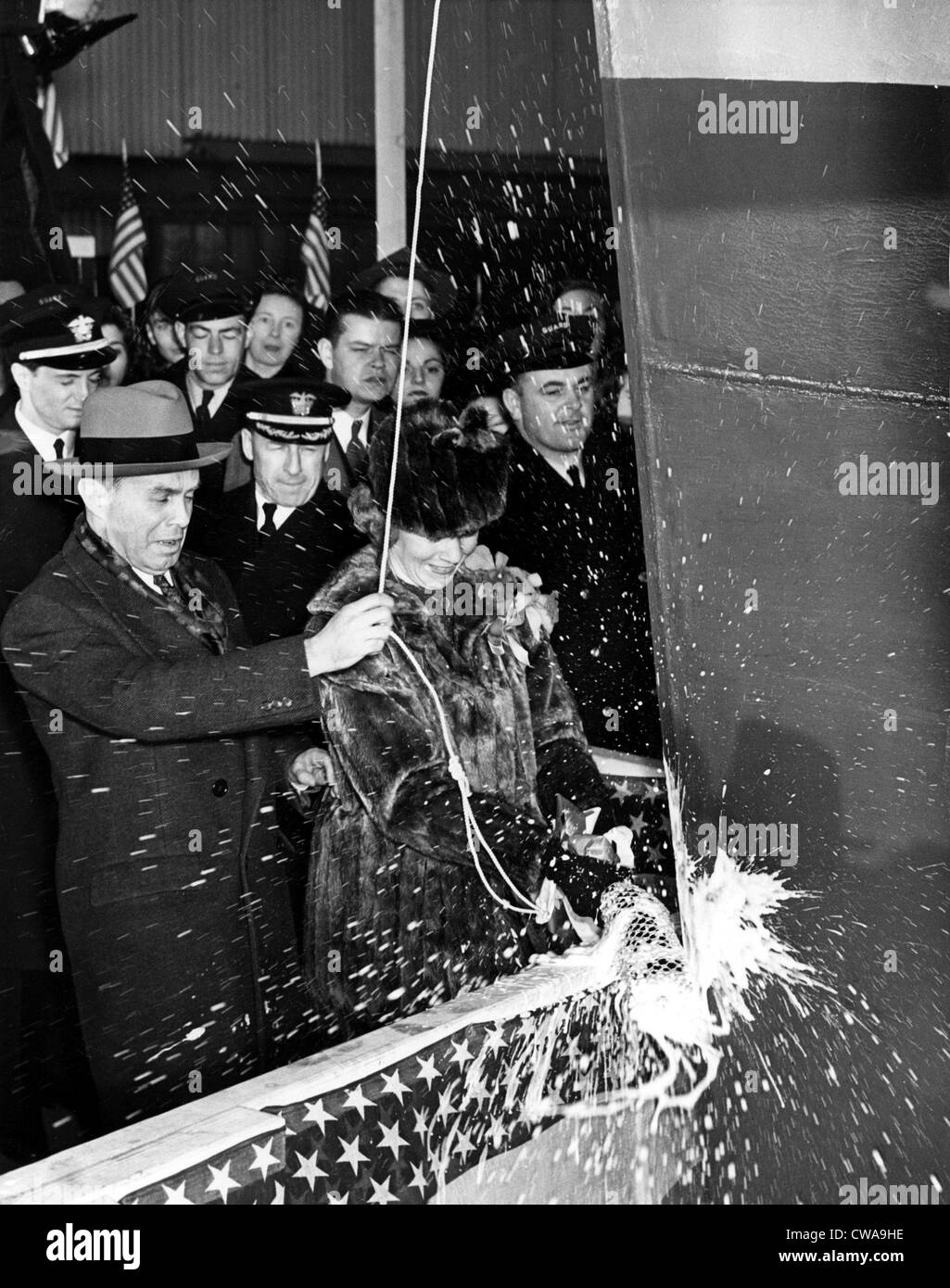 Christening with champagne hires stock photography and images Alamy