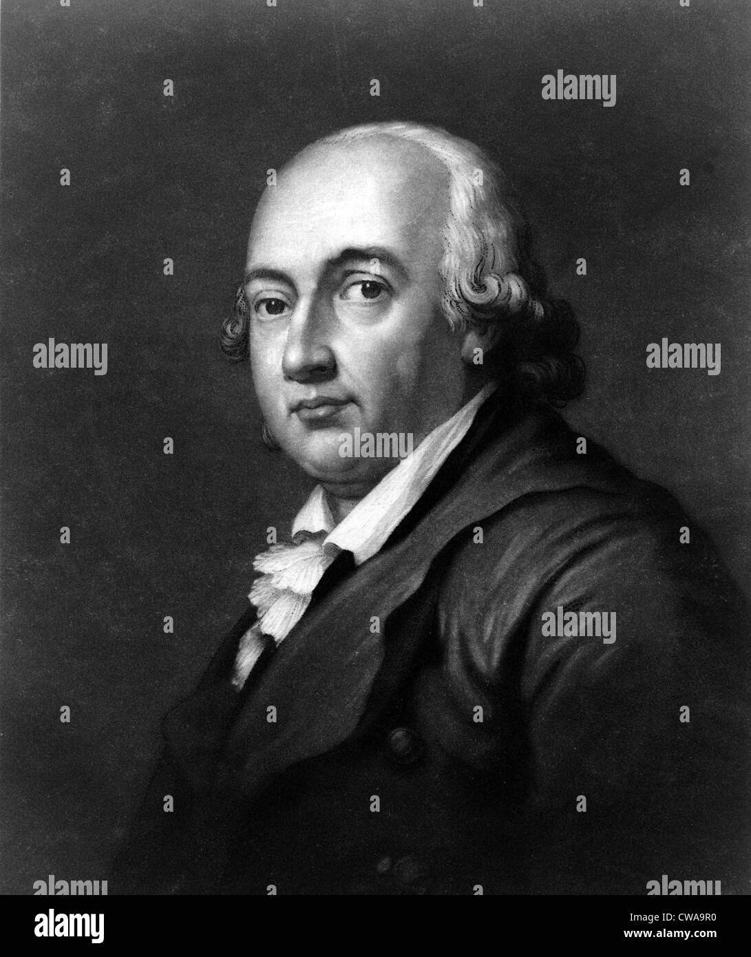 Johann Gottfried Herder (1744-1803) German Romantic writer and philosopher. Stock Photo