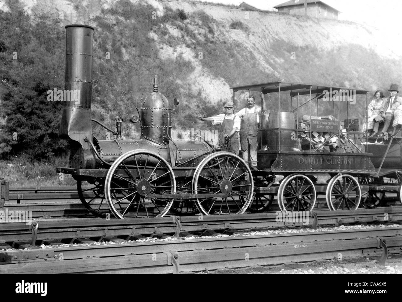 New york central train Black and White Stock Photos & Images