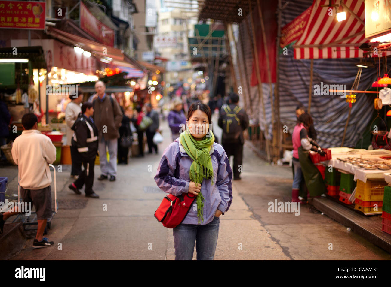 Hong kong street market hi-res stock photography and images - Alamy