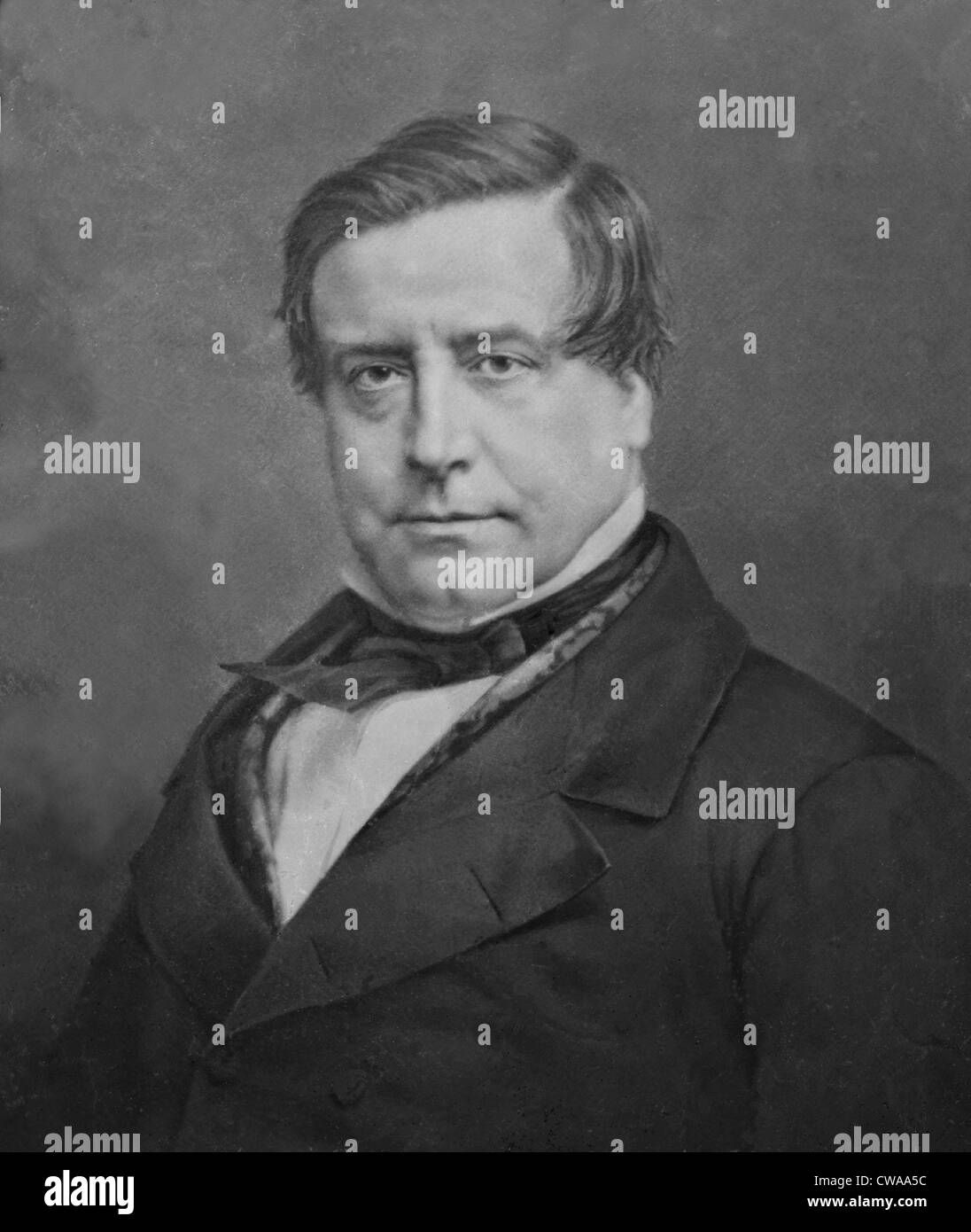 Washington Irving (1783-1859), American author of classic short stories 'The Legend of Sleepy Hollow' and 'Rip Van Winkle,' Stock Photo