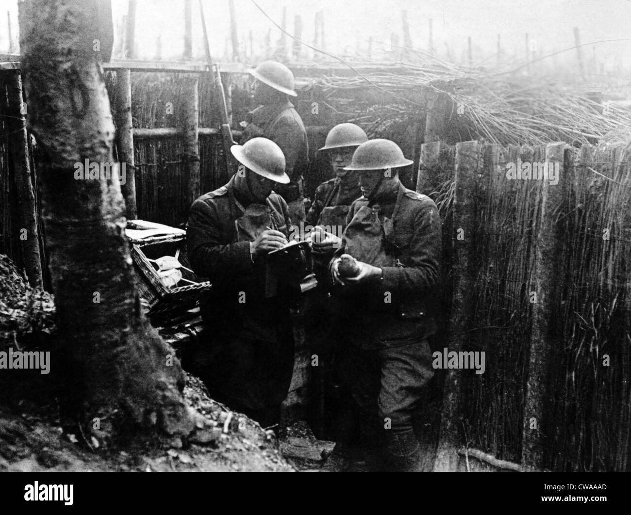 American soldiers in World War I, 1918.. Courtesy: CSU Archives / Everett Collection Stock Photo