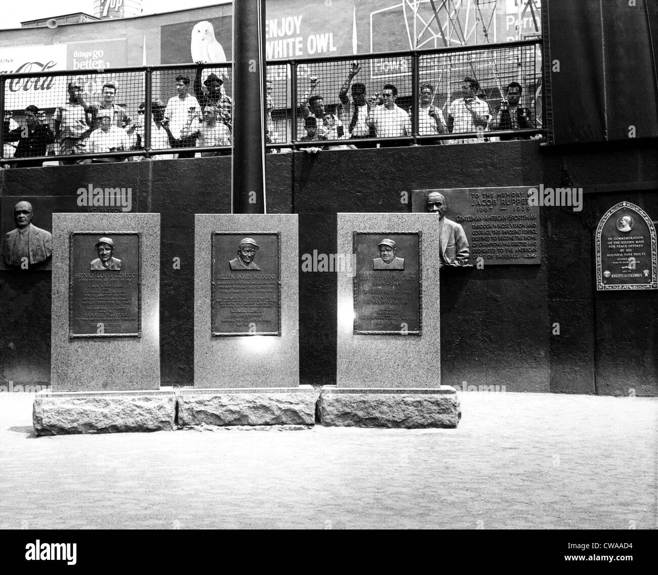 Commemorative plaques at Yankee Stadium, Edward Grant Barrow, Lou ...