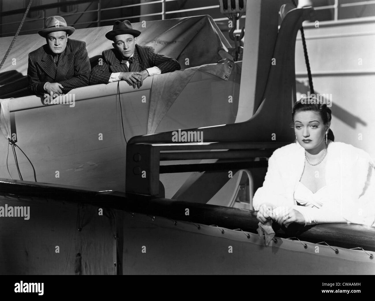 ROAD TO RIO, Bob Hope, Bing Crosby, Dorothy Lamour, 1947.. Courtesy: CSU Archives / Everett Collection Stock Photo