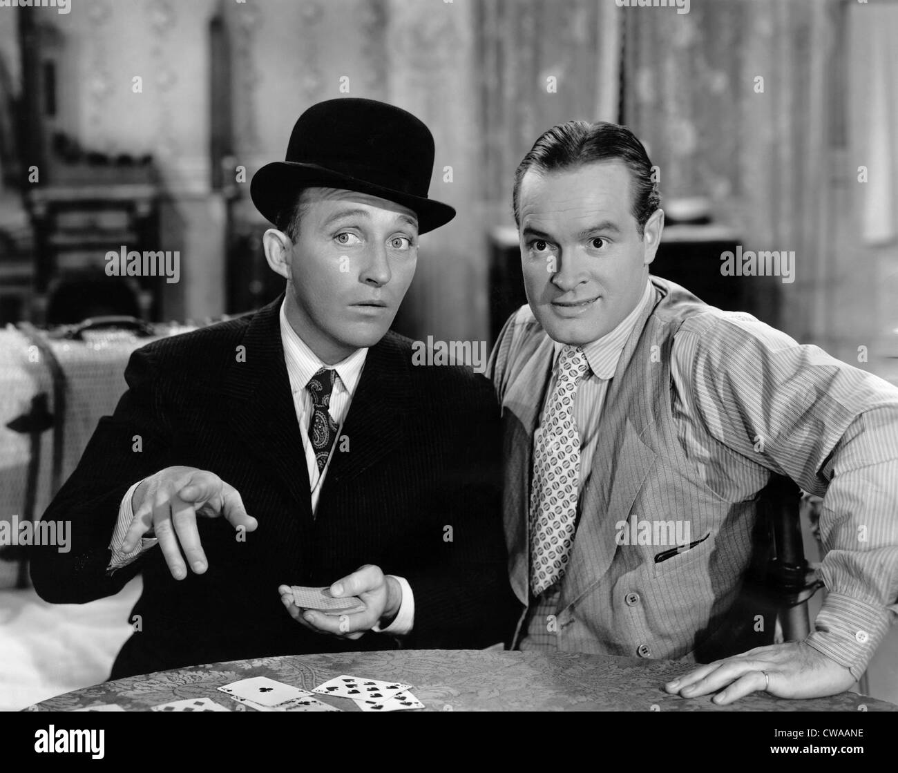 ROAD TO UTOPIA, Bing Crosby, Bob Hope, 1946.. Courtesy: CSU Archives / Everett Collection Stock Photo