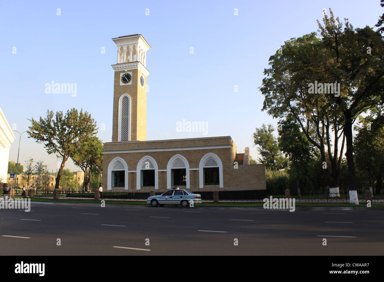 Uzbekistan. Tashkent. Clock Tower Stock Photo Alamy