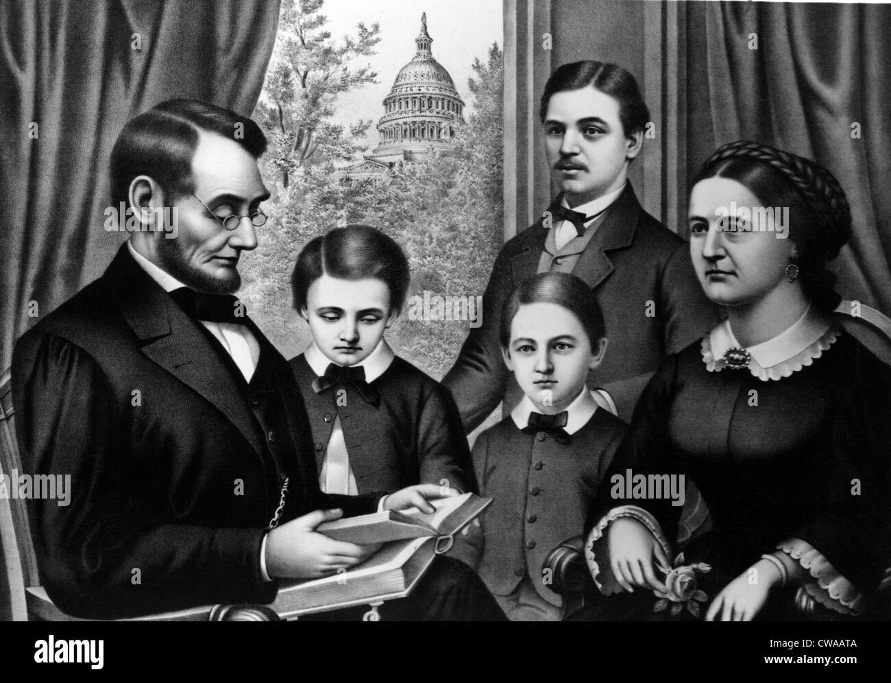 Abraham lincoln family hires stock photography and images Alamy