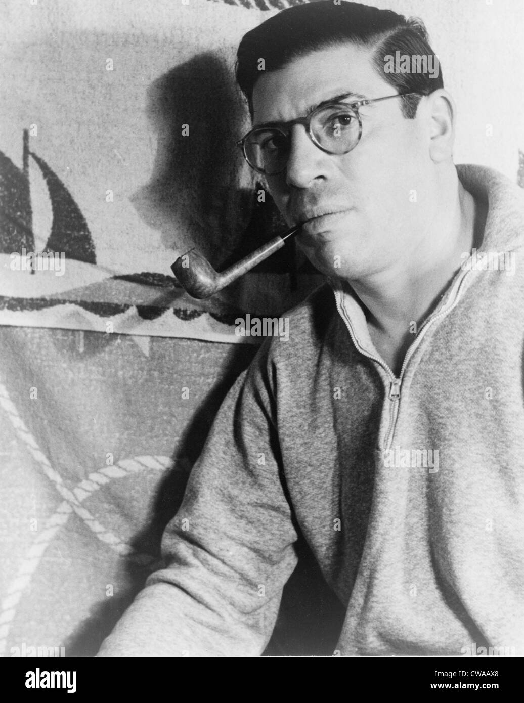 Paul Gallico (1987-1976), American fiction writer and author of 'The Poseidon Adventure,' on which several motion pictures were Stock Photo
