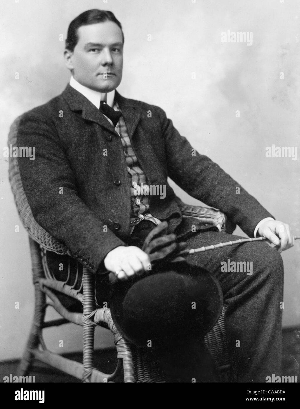 Richard Harding Davis (1864-1916) American writer, reporter, and war correspondent.  He made headlines and risked his life Stock Photo