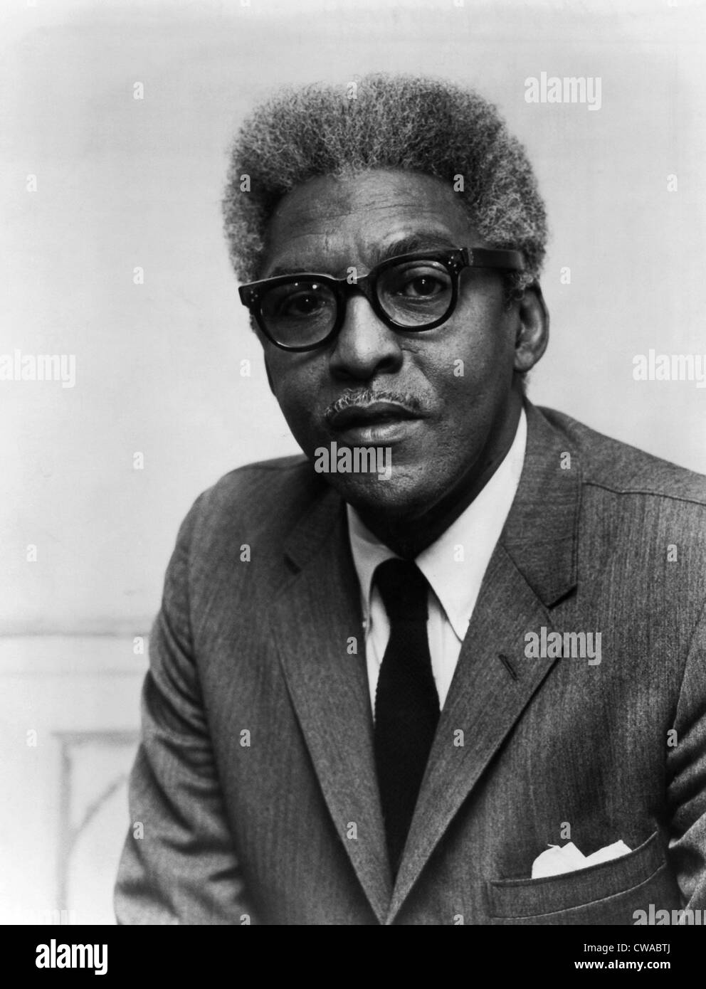 Bayard Rustin (1912-1987), African American civil rights activist, circa 1971. Courtesy: CSU Archives/Everett Collection Stock Photo