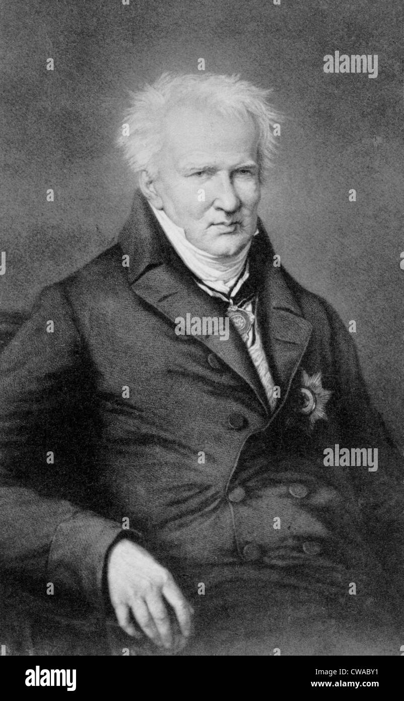Alexander von Humboldt (1769-1859) German scientist and explorer of Central and South America from 1799 to 1804. In his later Stock Photo