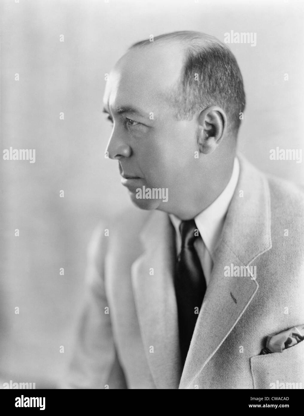 Edgar Rice Burroughs (1875-1950), American author and creator of Tarzan stories, moved to Hollywood in 1919 to collaborate in Stock Photo