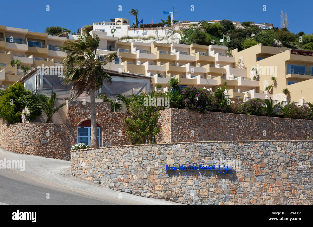 Blue Marine Resort & Spa, Ammoudara, Crete, Greece Stock Photo