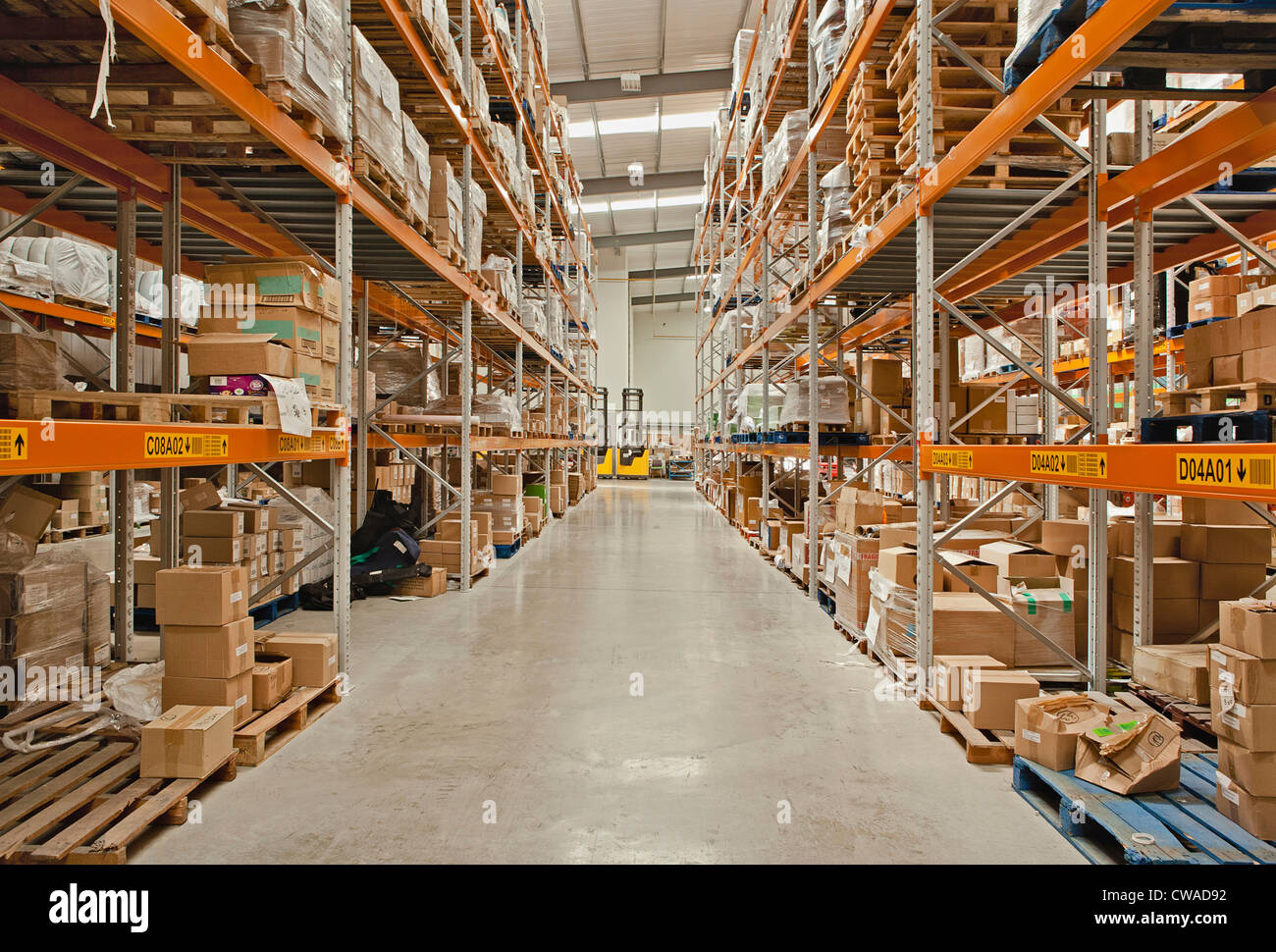 Distribution warehouse Stock Photo