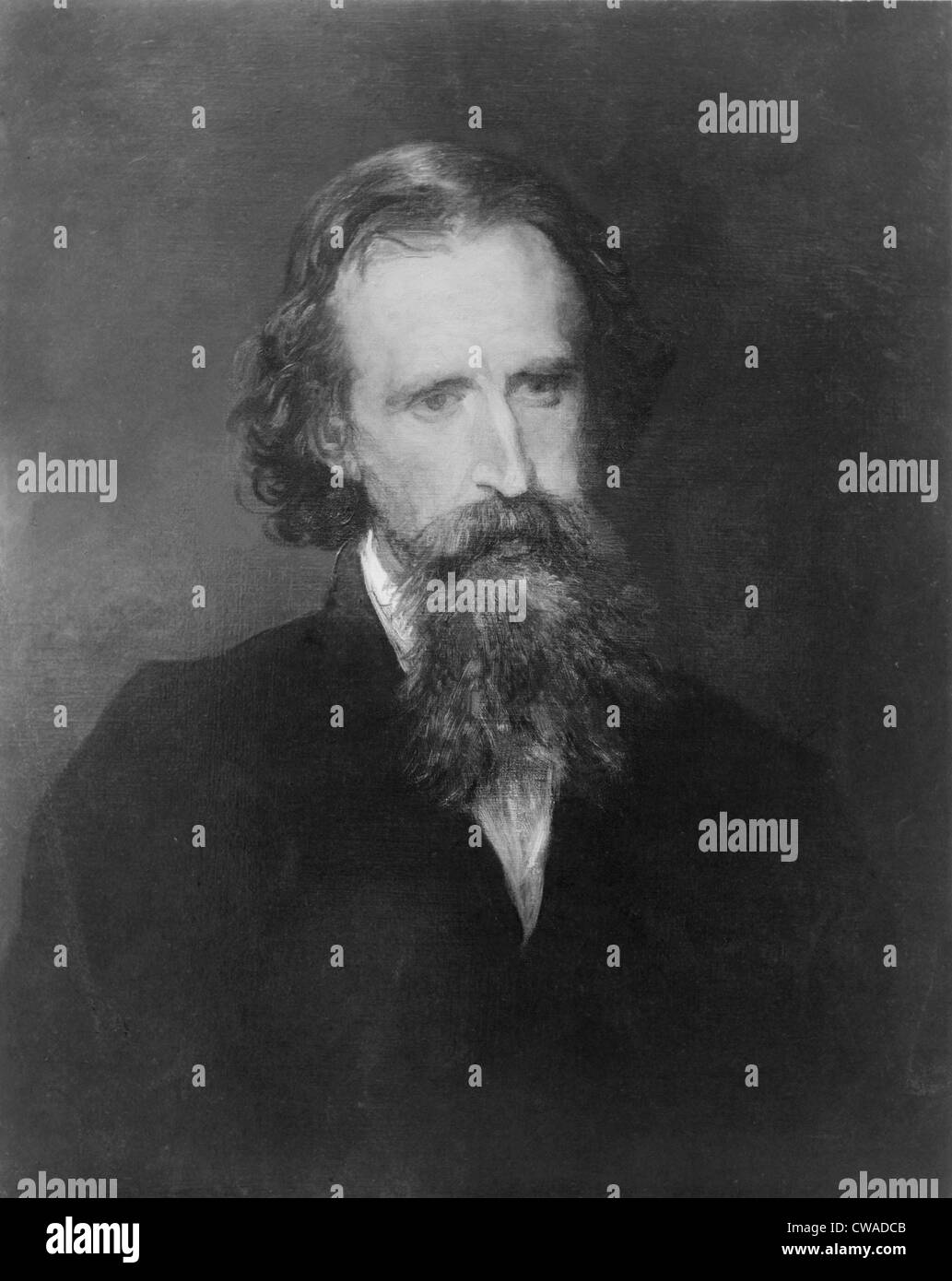 Leslie Stephen (1832-1904), prominent 19th century English philosopher and editor. Stock Photo