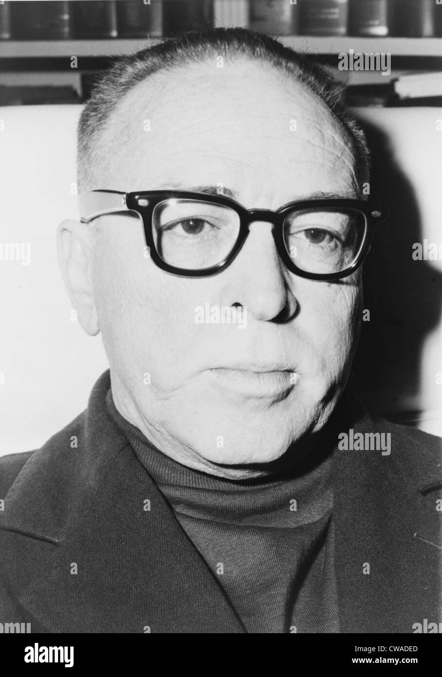 Dalton Trumbo (1905-1976) won an Oscar for his screenplay of 'The Brave One' (1956), written under the pseudonym Robert Rich Stock Photo
