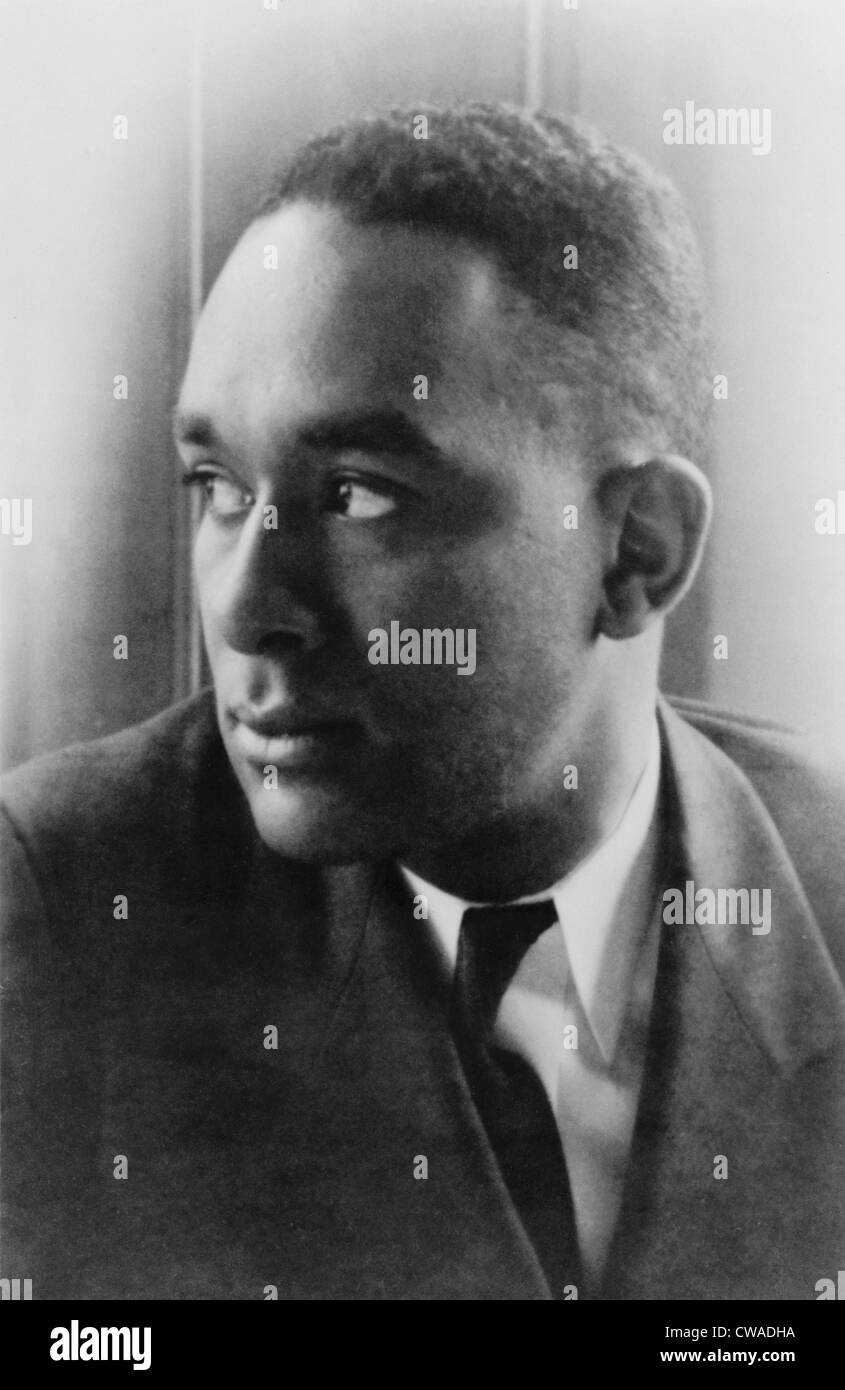 Richard Wright (1908-1960), novelist depicted African-American life in a racist society in which he grew up. 1940. Stock Photo