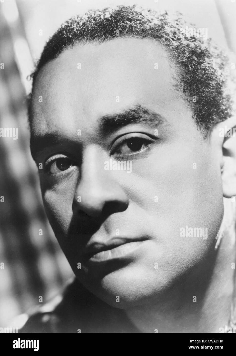 Richard Wright (1908-1960), 1951 portrait of African-American novelist during his years as an expatriate in Paris.  In 1953 he Stock Photo