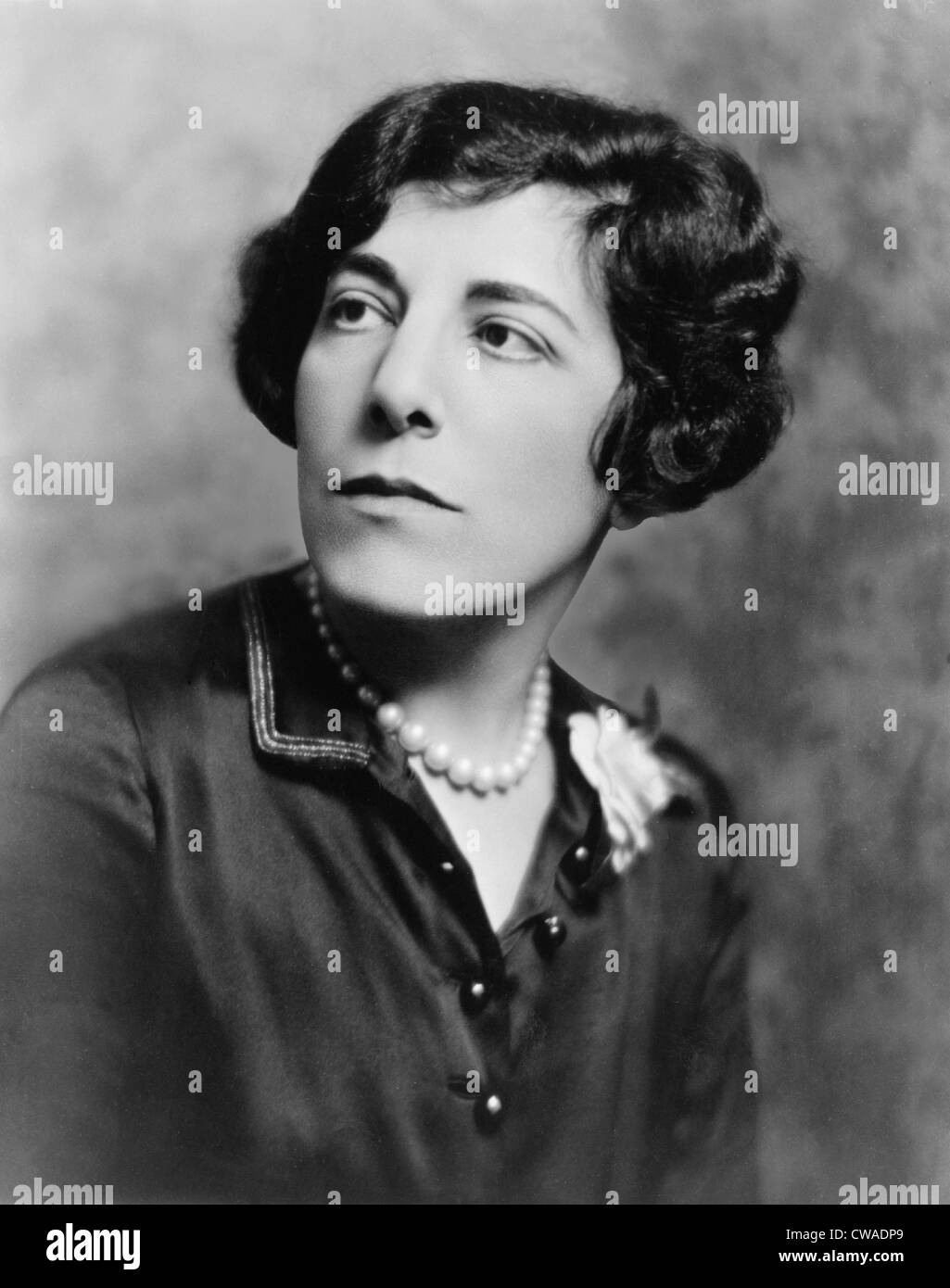 Edna Ferber (1887-1968) author  of many novels later made into motion pictures including, SHOWBOAT (1926), GIANT (1952), and Stock Photo