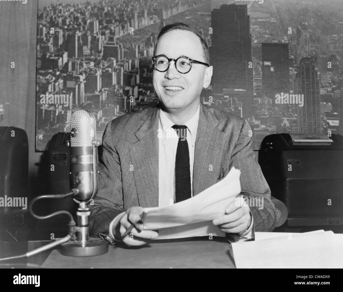 Arthur M. Schlesinger (1917-2007), American historian, influenced politics by his books and his support of liberal politicians, Stock Photo