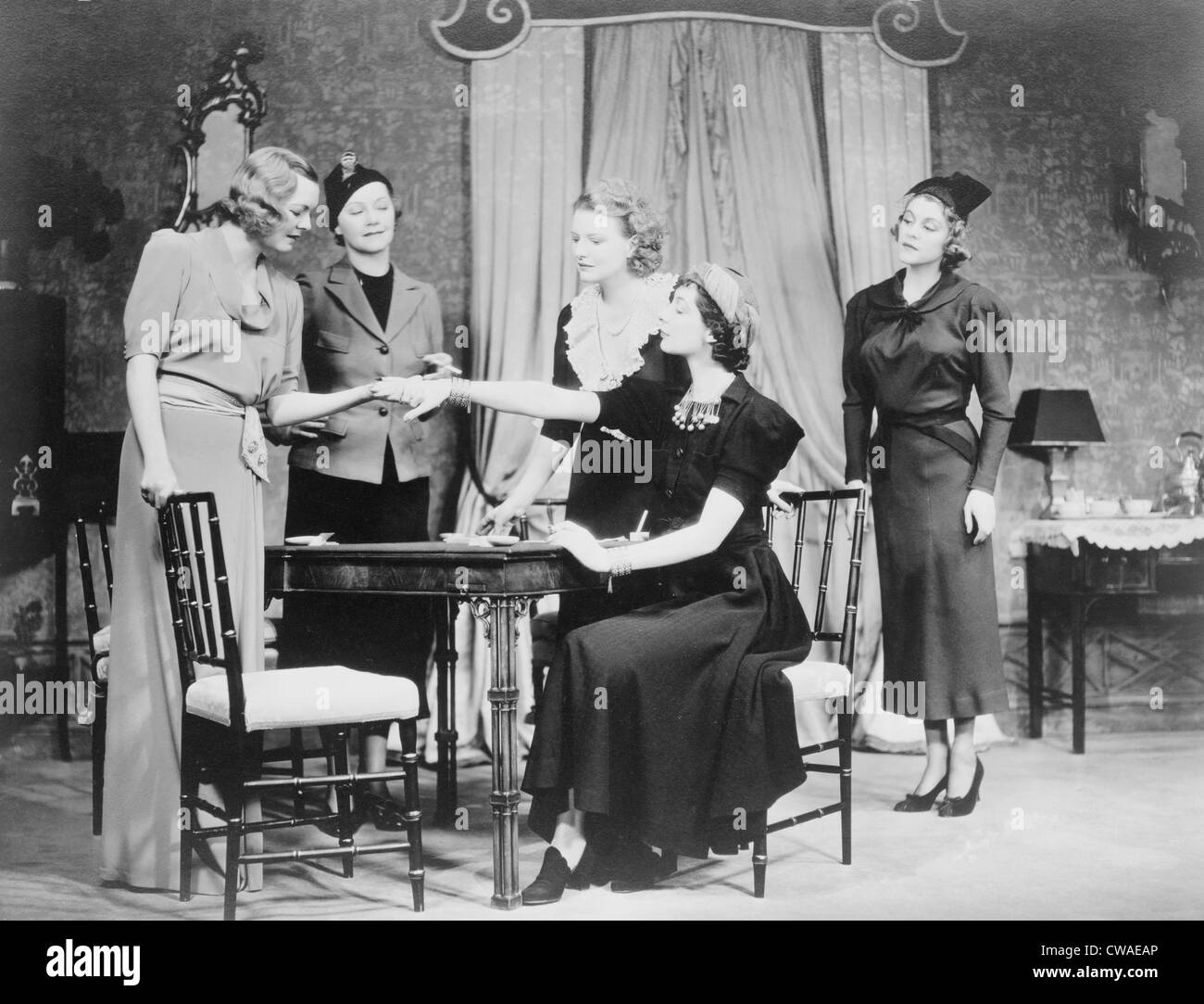 Clare Boothe Luce's (1903-1987) most successful play, THE WOMEN, was made  into a film in 1939. Photo shows a scene from the Stock Photo - Alamy