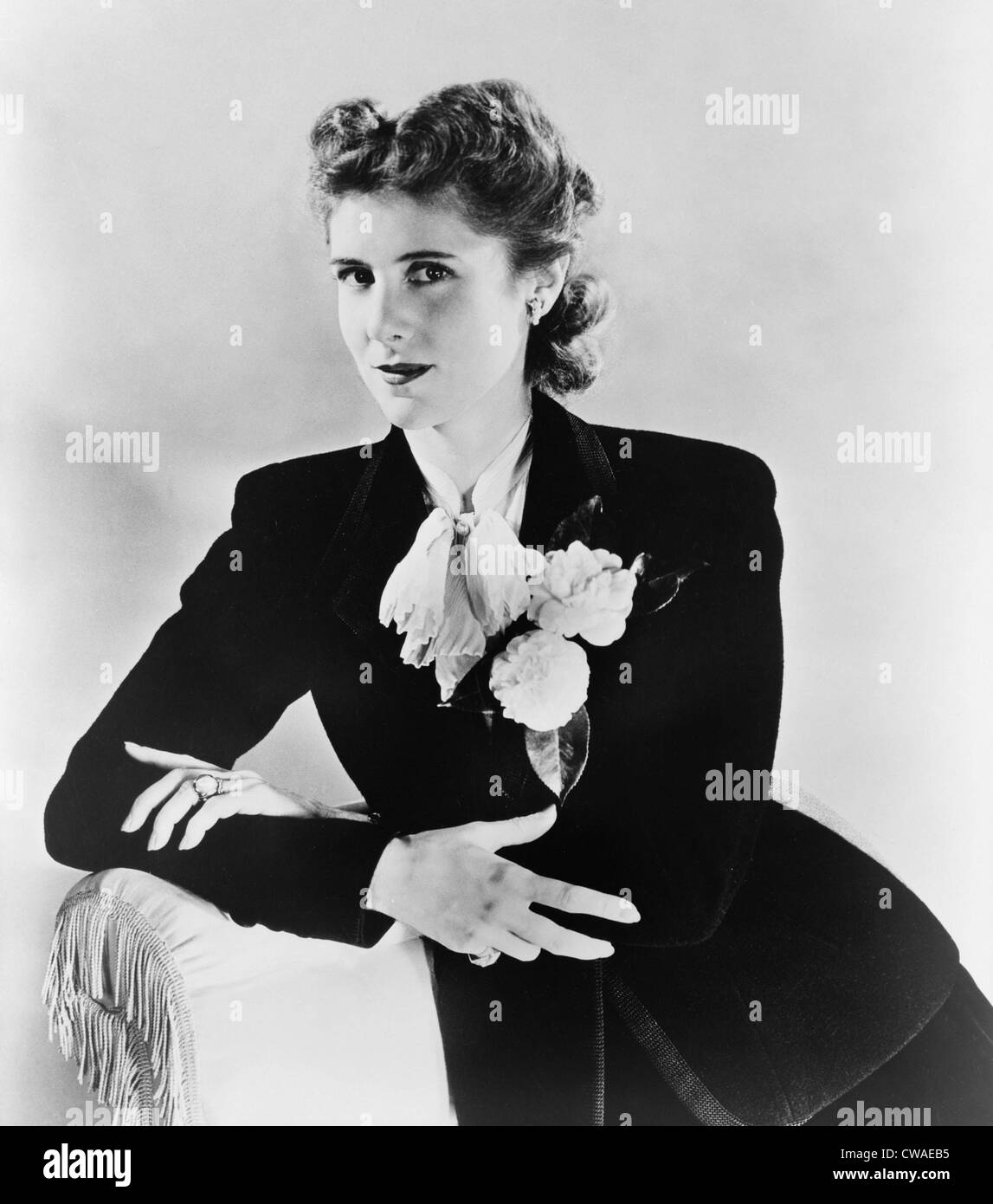 Clare Boothe Luce (1903-1987) American playwright and celebrity in 1940. Stock Photo