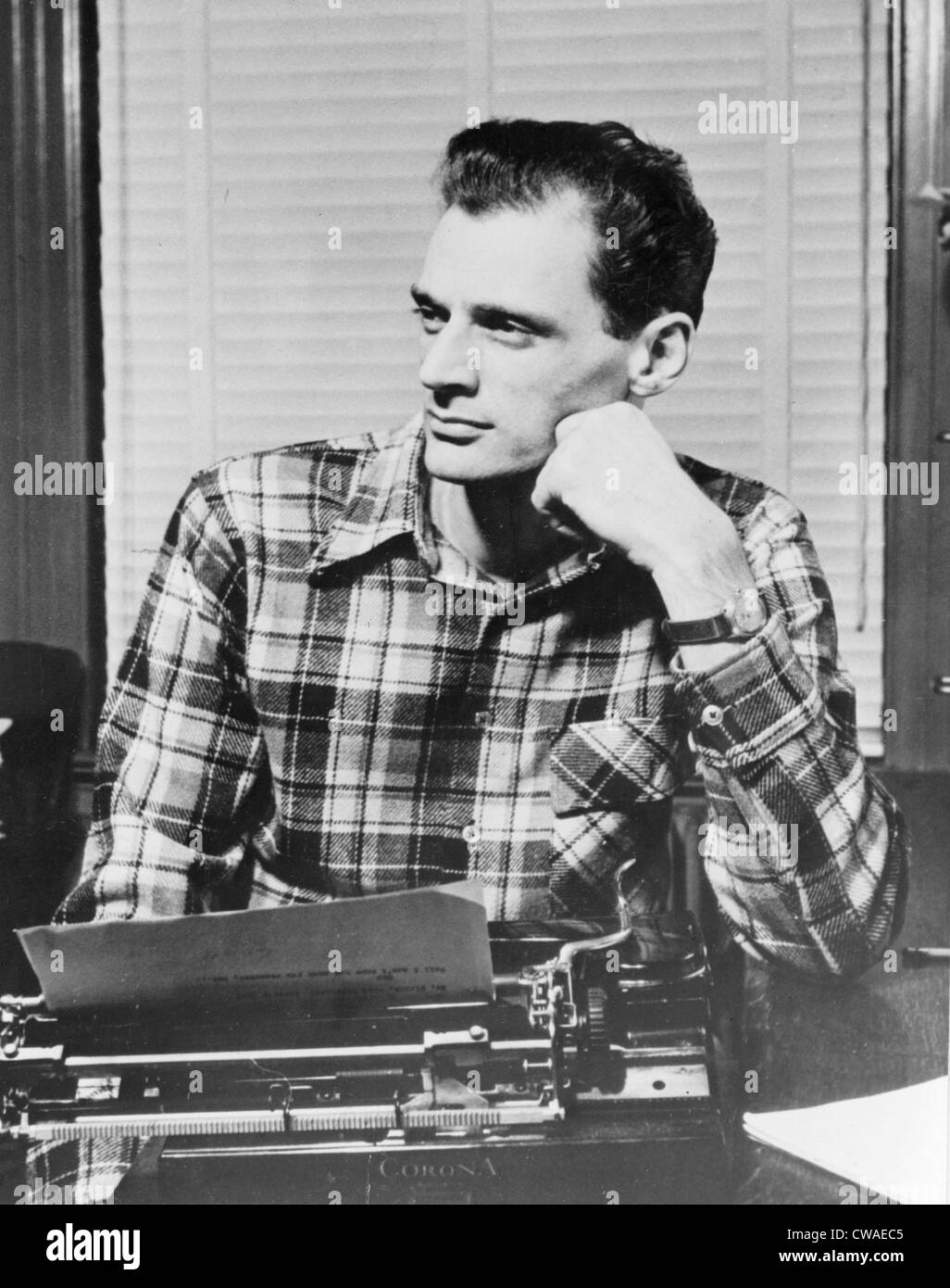 Arthur Miller (1915-2005) American playwright won the Pulitzer Prize for DEATH OF A SALESMAN (1948). Stock Photo
