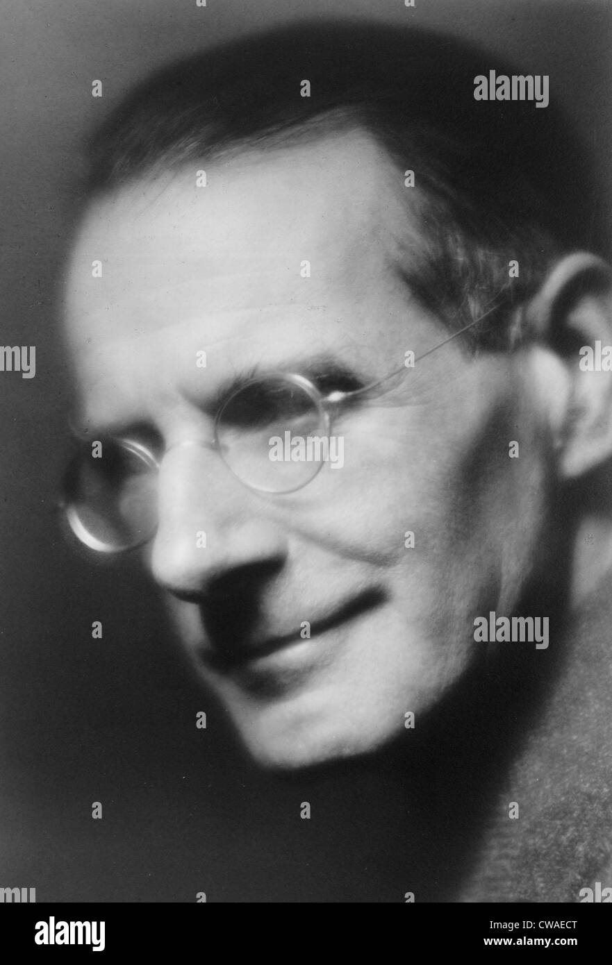 Sean O'Casey (1880-1964) Irish playwright of realist plays concerning urban poverty, politics and revolution. His most highly Stock Photo