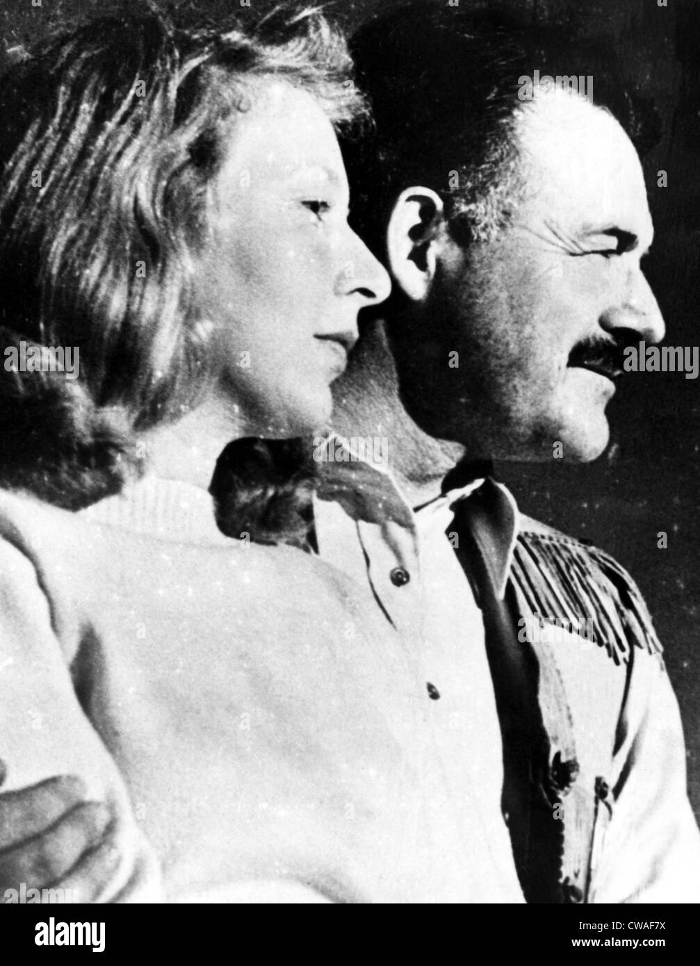 Martha Gellhorn and Ernest Hemingway ca. 1940. Courtesy CSU Archives/Everett Collection. Stock Photo