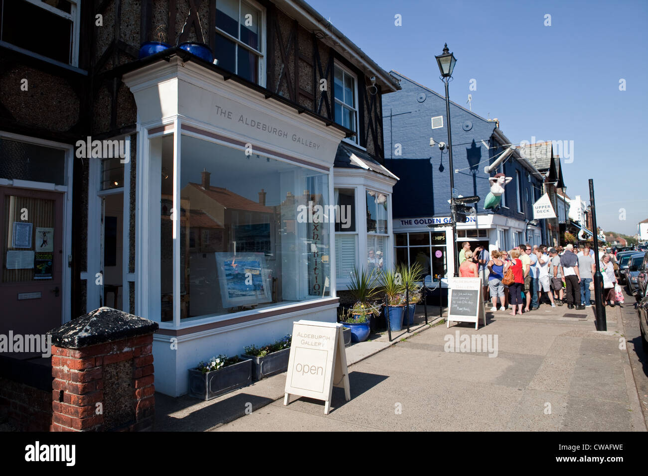 Aldeburgh High street Stock Photo