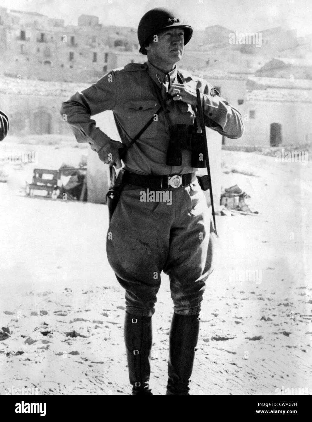 Lt. General George Patton, Sicily, 1943. Courtesy: CSU Archives/Everett Collection Stock Photo